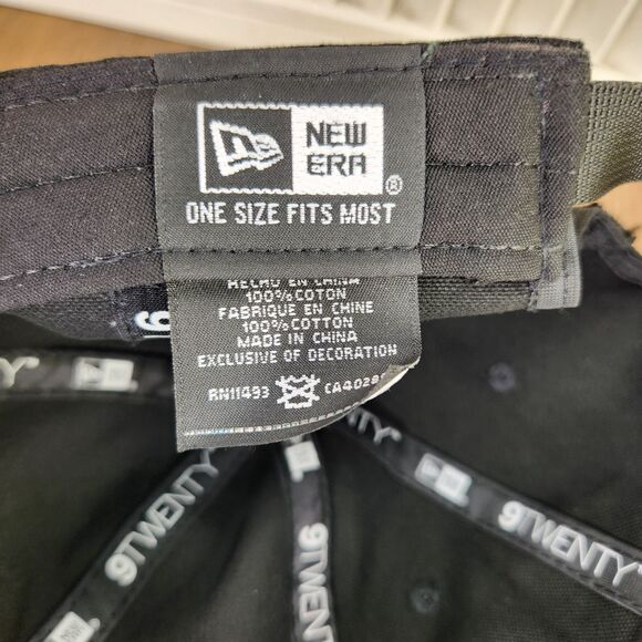 Miami Hurricanes New Era 9twenty Hat Cap Black Strapback NCAA College Adjustable - Picture 10 of 10